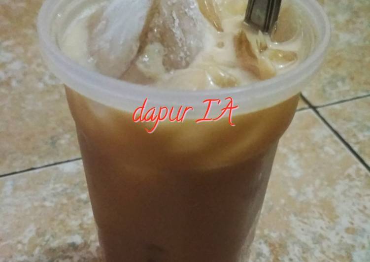 Cara Gampang Menyiapkan Es tea,milk &amp; cream Anti Gagal