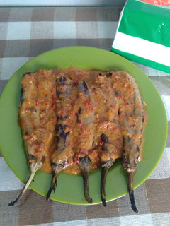 Foto resep Terong bakar pedas