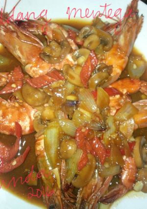 Foto resep Udang tumis mentega