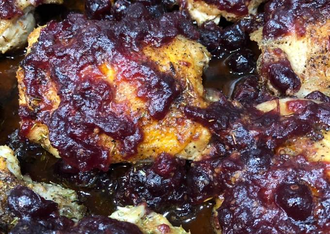 Recipe of Super Quick Homemade Cranberry Chicken