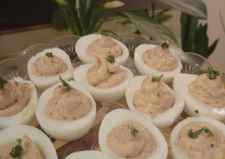 Simple Way to Make Super Quick Homemade Easy devilled eggs