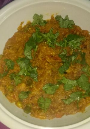 A picture of Baigan ka bharta.