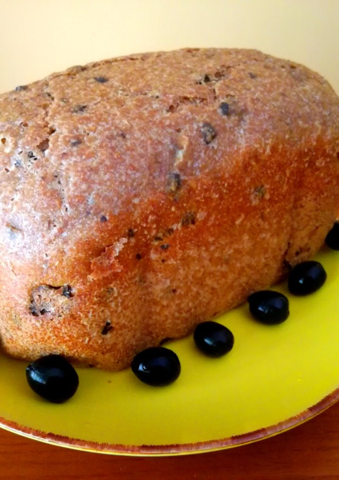 Una foto de Pan de espelta con aceitunas