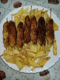 صورة لوصفة كباب في المقلاة 😋😋😋