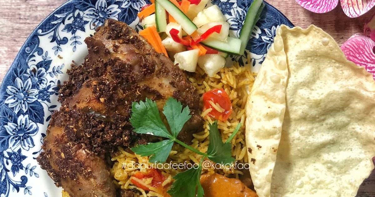 Resipi Nasi Beriani Ayam Pencen Berempah Oleh Kakak Faa Cookpad