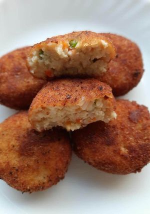 A picture of Paneer Cutlets.