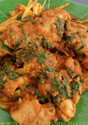 Foto resep Ayam woku jtt - ayam kemangi pedas