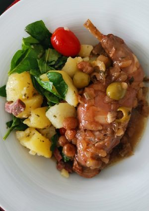 A picture of Braised Rabbit.