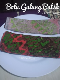 Foto resep Bolu Gulung Batik (Versi Panggang)
