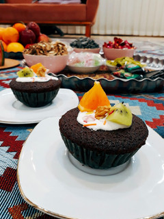 عکسی از دستور کیک شکلاتی پرتقالی