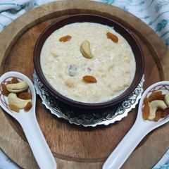 A picture of Rice Pudding With Date Palm Jaggery.