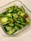 Japanese pickled cucumbers in 5 mins🥒 🌶 -Asazuke(浅漬け)-