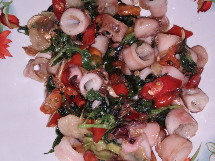Resep Oseng Cumi Asin Daun Kemangi #63 Istimewa