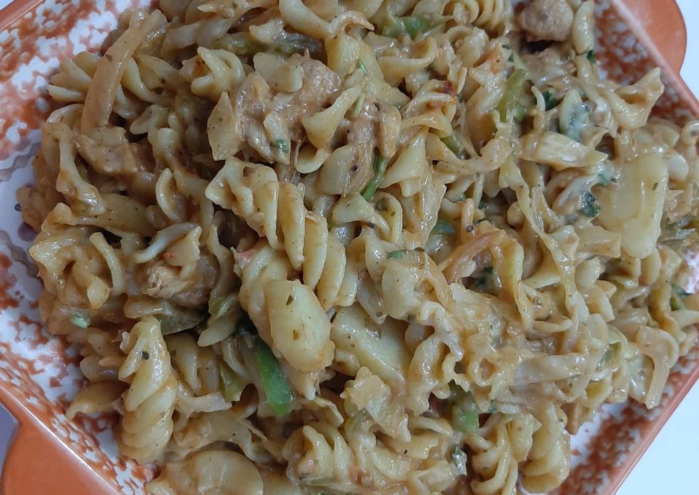 Spicy Fajita pasta