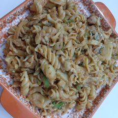 A picture of Spicy Fajita pasta.