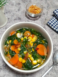 Foto resep Sayur bayam pelangi