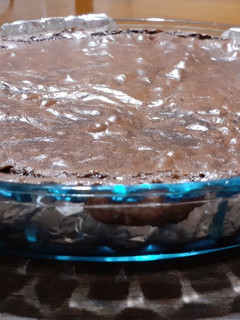 Una foto de Brownie sin manteca