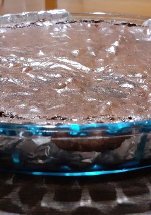 Una foto de Brownie sin manteca
