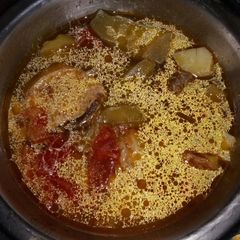A picture of Chicken soup.