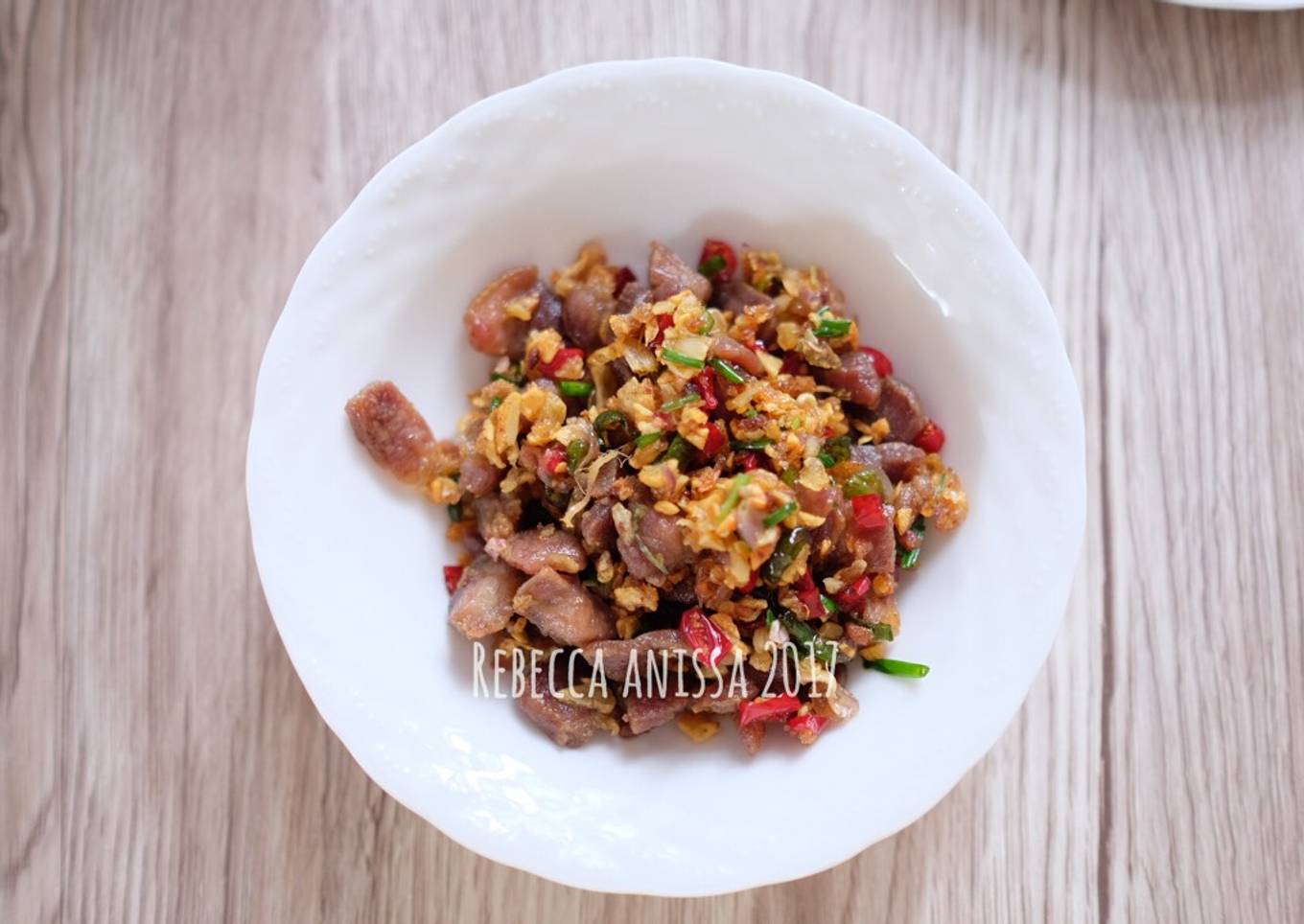 Pork Belly Cabai Garam