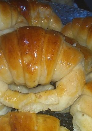 A picture of Butter Medialunas (Argentinian Croissants).