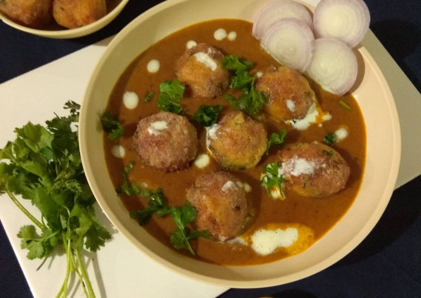 Aloo paneer kofta curry