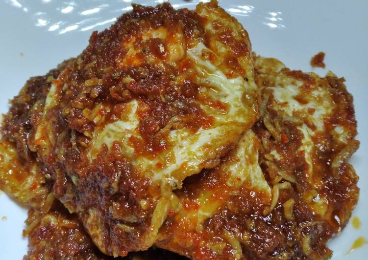 Telor Ceplok Teri balado
