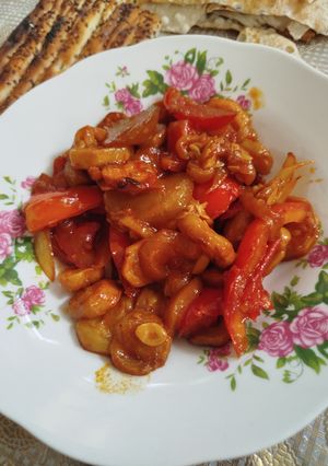 عکسی از دستور قلیه کدو
