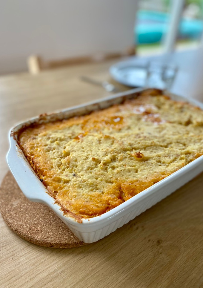 Una foto de Pastel de carne, puerro y patata