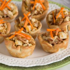 A picture of Asian Chicken Cups.