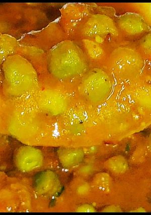A picture of Matar Chole | Peas Curry.