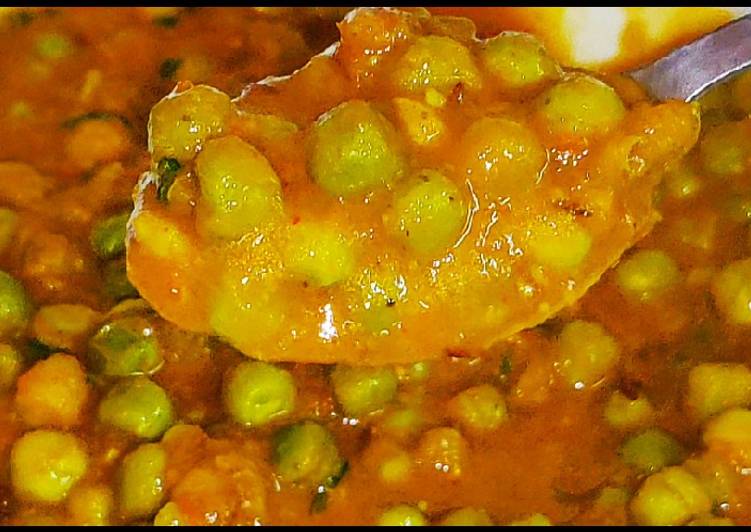 How to Make Recipe of Matar Chole | Peas Curry