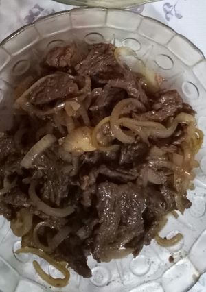 Foto resep Daging lada hitam: