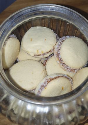 Una foto de Alfajores de maicena