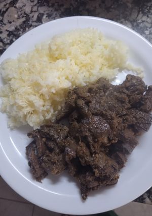 Una foto de Hígado con arroz!!