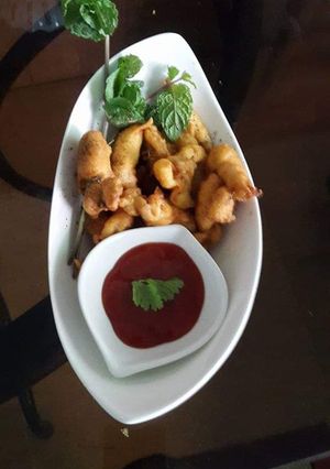 A picture of Chicken ke pakore.