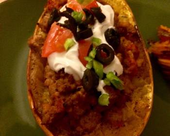 Latest Recipe Burrito Stuffed Spaghetti Squash Practical Delicious