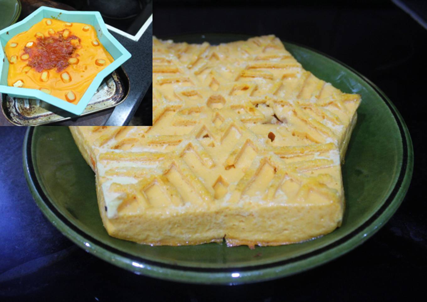 Estrella de calabaza y surimi