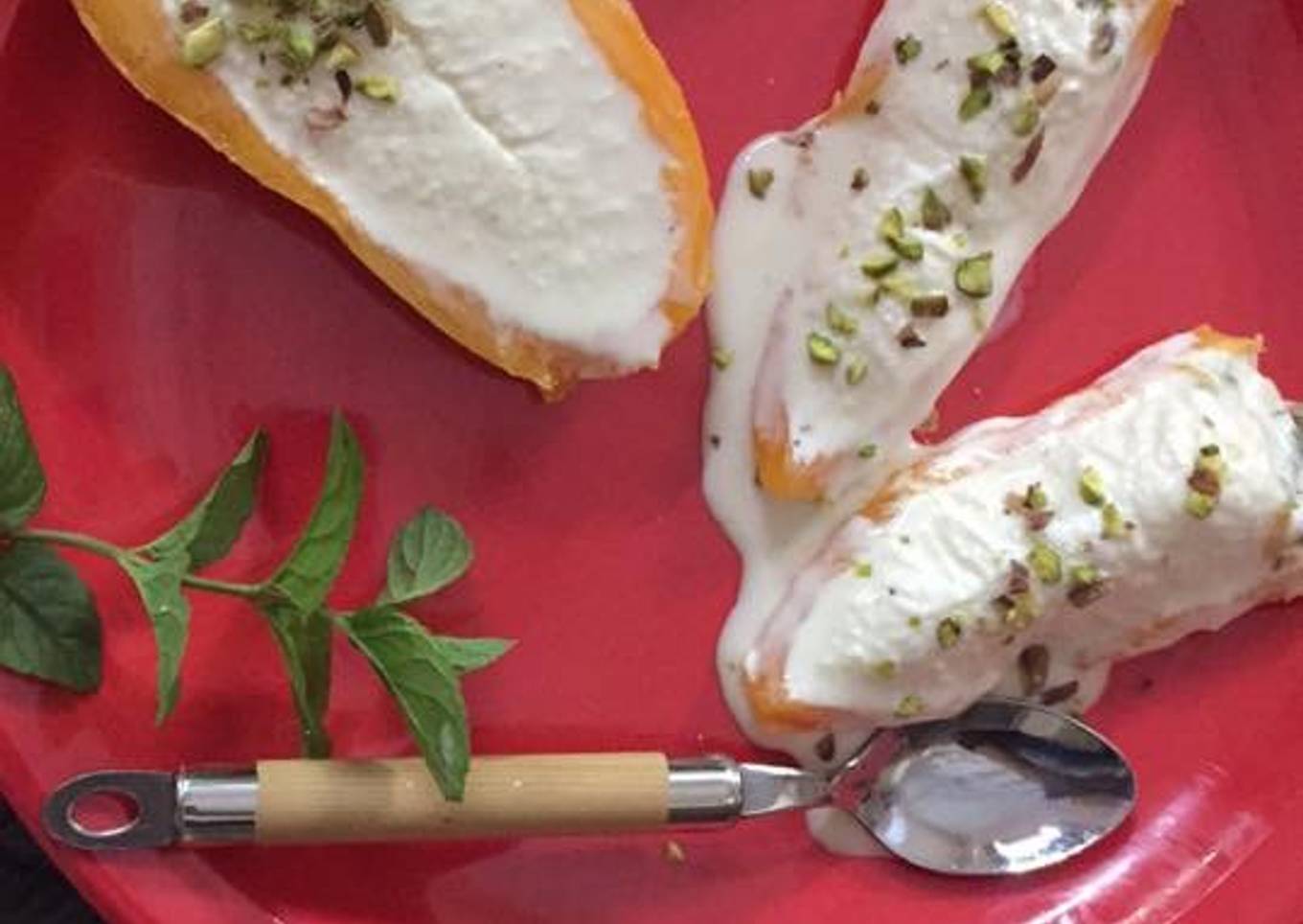 Special stuffed mango delight.