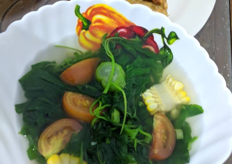 Cara Musim Gugur EnakBening bayam seger