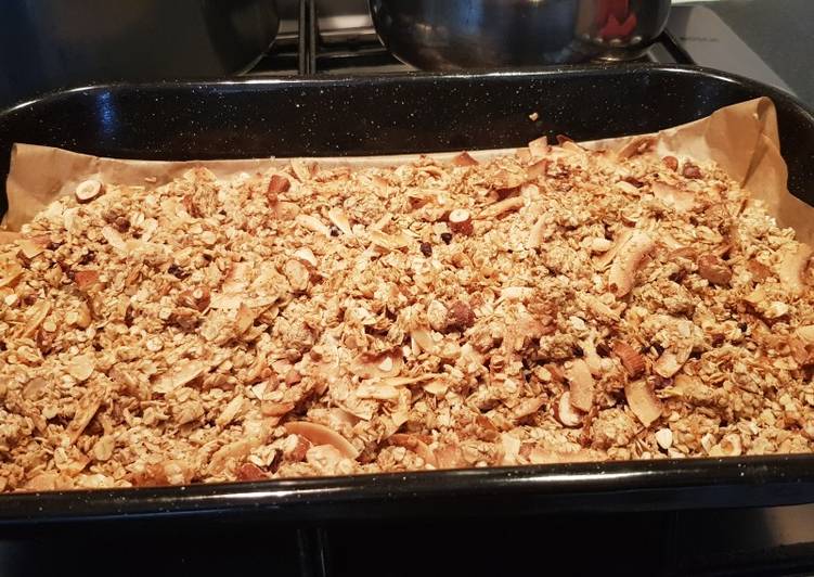 Recipe: Perfect Homemade Granola This is A Recipe That Has Been Tested  From Homemade !!