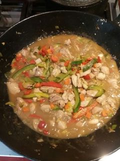 Una foto de Pollo kong pao