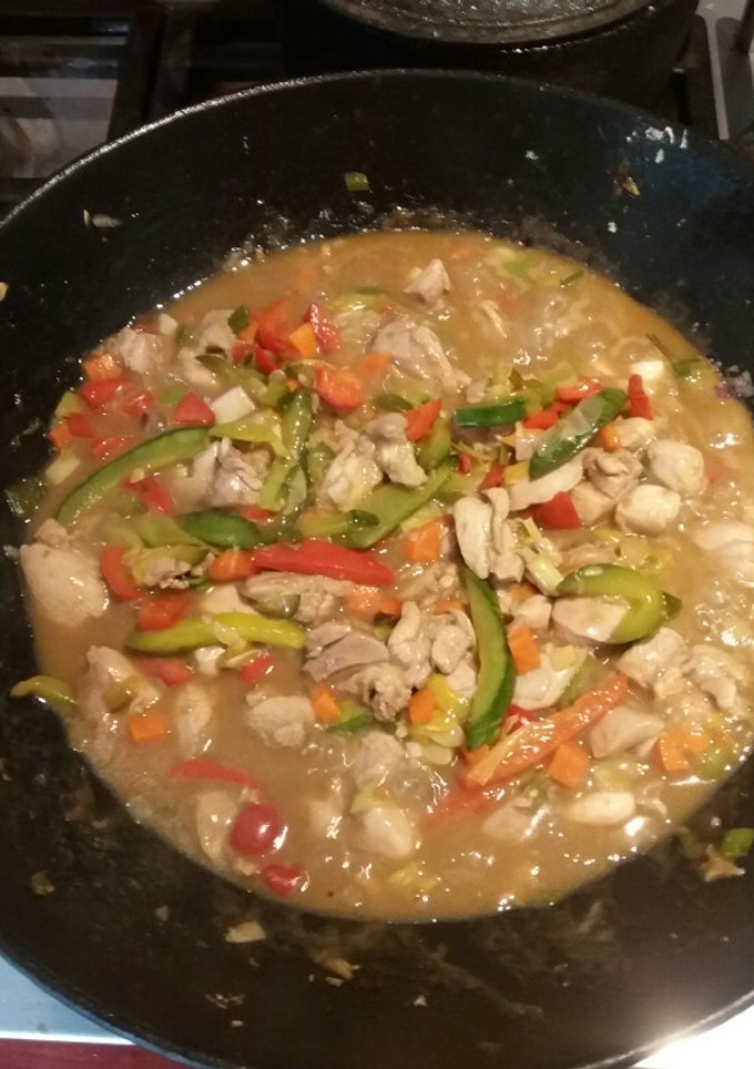 Una foto de Pollo kong pao