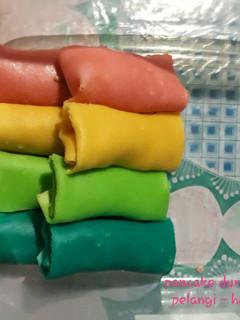 Foto resep Pancake Durian Pelangi