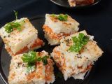 લસણીયા સેન્ડવીચ ઢોકળા (garlic sandwich dhokla recipe in gujarati