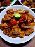 Tempe Karaage Saos Mentega