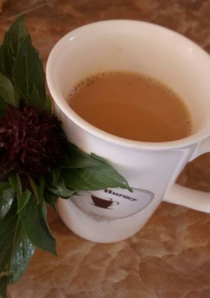صورة لوصفة شاي كرك بالهيل☕