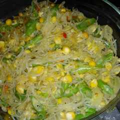 Bihun Campur Buncis Jagung Manis রেসিপির প্রধান ছবি