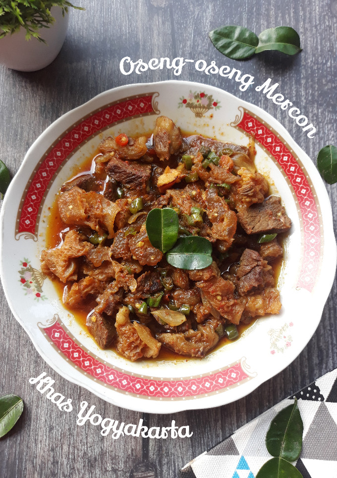 Foto resep Oseng-oseng Mercon Khas Yogyakarta