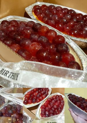 Foto resep NY Cheesecake with Grapes